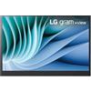 Lg Monitor Led portatile 16" Lg 16MR70 WQXGA 2560x1600p classe D Argento [16MR70.ASDWU]