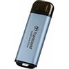 Transcend SSD Esterno Transcend 512GB tipo C USB ESD300C 10Gbps Blu [TS512GESD300C]