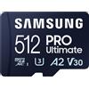 Samsung 512GB Scheda MicroSDXC Samsung Pro Ultimate adattatore SD [MB-MY512SA/WW]
