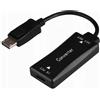 Gembird Cavo adattatore Gembird HDMI M/F 0.15m Nero [A-HDMIF30-DPM-01]