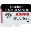 Kingston 256GB Scheda microSDXC Kingston Endurance 95/45MB/s Classe 10 Bianco [SFKINMD256SDCE0]