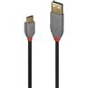 Lindy Cavo adattatore Lindy Anthra Line Usb-A M a Usb-C M 2.0 480 Mbit/s 1m Nero [36886]