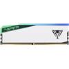 Patriot Ram DIMM DDR5 16GB Patriot Memory Viper Elite 6000MHz CAS40 1.45V 1pz Bianco [PVER516G60C42W]