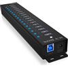Icybox Hub Usb Icybox IB-HUB1717-U3 tipo-A 16+1porte Nero [NUICYUS16000001]