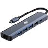 TB Hub usb TB 6in1 da Usb-c a RJ-45/Hdmi/Usb-a Grafite [AKTBXVA6W1U3HRJ]