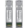 Ubiquiti Modulo ricetrasmettitore Ubiquiti UACC-OM-MM-10G -D-2 SFP Fibra ottica LC 10000Mbit/s Argento 2pz [NUUBQSOM000001A]