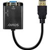 SAVIO Adattatore HDMI-VGA Savio AK-76 con audio Nero [AKSAOVASAVIAK76]