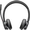 POLY Cuffie Poly Voyager 4320-MS Padiglione con Microfono Nero [UHPOYBNB0000037]