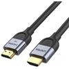 Unitek Cavo Unitek HDMI a HDMI 5m Nero/Argento [C11086GY01-5M]