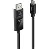 Lindy Cavo usb Lindy usb-C->DP S/S 2m nero/7680x4320/60Hz [43342]