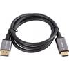 Lanberg Cavo video Lanberg Displayport/Hdmi M 1.8m Nero/Argento [AKLAGVH00000085]