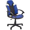 XROCKER Sedia gaming Xrocker Saturn Blu/Nero [5120201]
