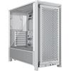 Corsair Case Corsair Frame 4000D Midi Tower E-ATX Bianco [CC-9011291-WW]