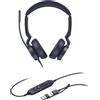 Yealink Cuffie Yealink UH46 Dual Teams USB-C/A Padiglione Cablato con microfono Nero [1308182]