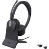 Yealink Cuffie Yealink BH70 Wireless/Bluetooth Padiglione per ufficio con microfono Nero [1208701]