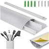 MACLEAN Striscia protettiva cavi Maclean MC-814 S per cavi in alluminio Argento [AMMCLEALNMC814S]