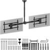 MACLEAN Supporto TV Maclean MC-111 B Da soffitto per due schermi 34-60'' max 2x40kg Nero [MC-111 B]