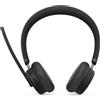 Lenovo Cuffia Lenovo 6550 wireless/Bluetooth a padiglione per Ufficio con microfono Nero [UHLNVBNB0000006]