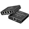 QOLTEC Switch Qoltec Splitter Ethernet 1x 4 RJ45 1000Mb/s Nero [AVQOLS000052293]