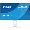 Iiyama Monitor Led 24'' Iiyama ProLite XB2497HSU-W1 Ips Full HD 1920x1080 4ms C Bianco [XB2497HSU-W1]