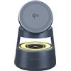 4SMARTS Docking station di ricarica 4smarts Aura Sound Qi2 con speaker Grigio [AZFSMTLKAT07456]