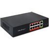 QOLTEC Switch Qoltec 52290 non gestito 8 porte Fast Ethernet 10/100 Nero [NUQOLSW8P052290]
