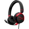 HyperX Cuffia HyperX 7G8F4AA Cloud Mini Wired per gaming 3.5mm con microfono Rosso-Nero [UHHPXRMP000012X]
