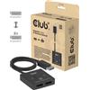 Club 3d Switch Club-3D CSV-1009 Bidirezionale DP 2in1 8K 0.5m Nero [CSV-1009]