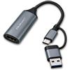 QOLTEC Adattatore video Qoltec Usb-C Usb-A HDMI 4K 30Hz Alluminio [AIQOLA000053789]