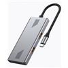 Gembird Hub usb Gembird UHB-CM-U310-A2C2-01 USB 3.2 tipo A + C 4-porte Grigio [UHB-CM-U310-A2C2-01]