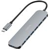 Logilink Hub Usb Logilink Usb 3.2 A-C Gen 1 7porte 5Gbps 20W PD Argento [NULLIUS7PUA0457]