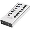 Logilink Hub Usb LogiLink UA0447 5+2 porte Usb-A Usb-C Usb 3.2 prima generazione 5 Gbit/s Alluminio [NULLIUS7PUA0447]