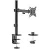 Logilink Supporto da scrivania Logilink per 1monitor o 1tablet 17-32" 376mm VESA 75x75 100x100 carico 9kg Nero [AJLLIM000BP0171]