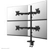 NEOMOUNTS Supporto Tavolo Neomounts DS60-600BL2-2 per quadruple Monitor 10'' 32'' Nero [DS60-600BL2-2]