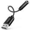 AXAGON Adattatore audio Axagon ADA-HA USB-A 3.5mm Nero [AKAXNAAADAHA001]