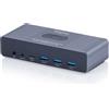Digitus Switch Kvm Digitus Usb-C 3.0 Dual HDMI 2porte 4K60Hz Core Line Nero [DS-12856]