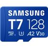 Samsung 128GB Scheda di memoria Samsung T7 microSD Blu [SFSAMMD128MBT70]