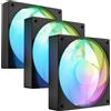 Fury Set ventola Fury Sai S12 ARGB PWM 120mm Nero 3pz [AWNATWS00000013]