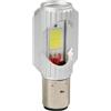 Lampa 58398 BA20d Led Mega, 2-2 SMD x 12 Chip, Scatola, Doppia Polarità, Resistenza Incorporata, 9V-32V, 21mm x 47mm, Bianco, Confezioni da 2