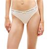 Tommy Hilfiger Donna Perizoma Classic con Fascia con Logo, Beige (Beige Heather), M