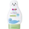 HiPP - Baby Care Doccia Shampoo per Bambini a Forma di Simpatica Foca, Deterge con Delicatezza Corpo e Capelli, pH Neutro, con Estratto di Mandorle Bio, 1 Flacone da 200 ml