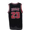 CANOTTA/JERSEY COLLEZIONE DA BAMBINO-BASKET-CHICAGO BULLS-JORDAN-TOTAL BLACK