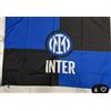 bandiera Inter Ufficiale 100x140 cm Nuovo Logo Champions Campioni D'Europa