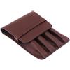 Astuccio in pelle PU per penne stilografiche, porta penne roller e a sfera, per