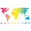 Adhesivix Adesivo Mappa del Mondo Universale Auto Moto SUV Laptop Valigia Vinile