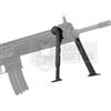 BD ASG BIPIEDE LATERALE PER RAIL RIS SLITTE REGOLABILE NERO SOFTAIR