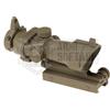 AIM O PUNTO ROSSO TATTICO 1 X 32 RED DOT TIPO ACOG IN METALLO TAN DESERT SOFTAIR