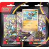 POKEMON -MEGAEVOLUZIONE BUIO PESTO - BLISTE 3 PACCHETTI BUSTE -NUOVO-SIGILLATO