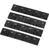 G&G COPRI RAIL 4 PEZZI IN GOMMA DI QUALITA KEYMOD GC16 SR NERI SOFTAIR