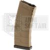 G&G CARICATORE MONOFILARE IN POLIMERO M4 M16 ALTA QUALIT 120 bb TAN NERO SOFTAIR